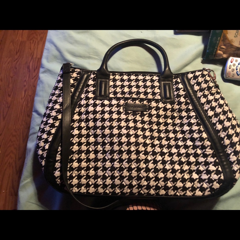 Vera Bradley houndstooth work bag